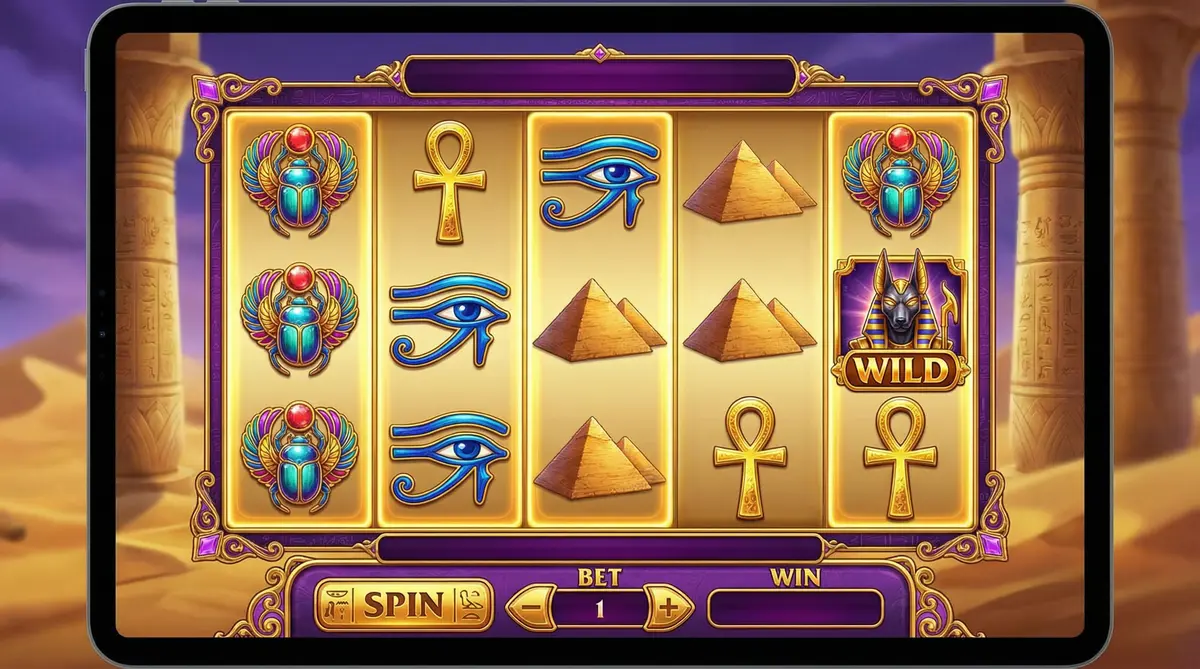 Caça-níqueis com tema egípcio Nasus no soccerbet